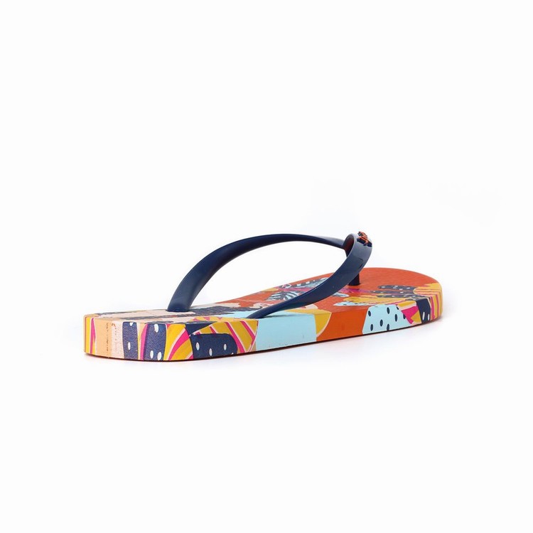 Tongs Ipanema I Love Sun Orange Bleu Femme | VBV-3690861