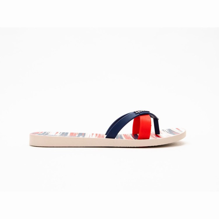 Tongs Ipanema Kirei Silk IV Beige Bleu Rouge Femme | AAM-7253003