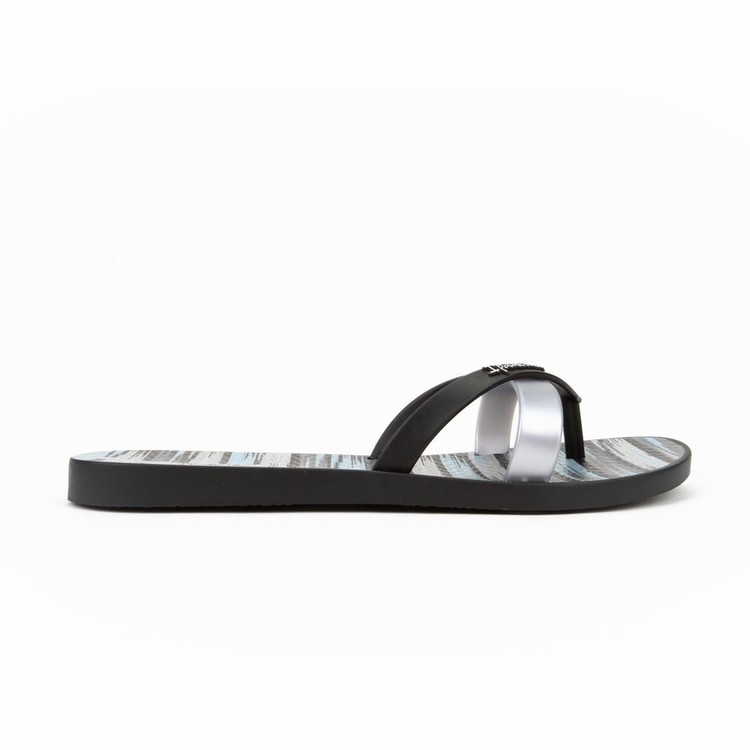 Tongs Ipanema Kirei Silk IV Noir Argent Femme | WSQ-9892924