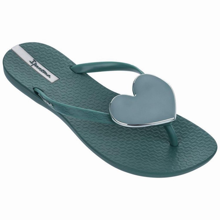 Tongs Ipanema Maxi Fashion II Vert Femme | IRO-7615812