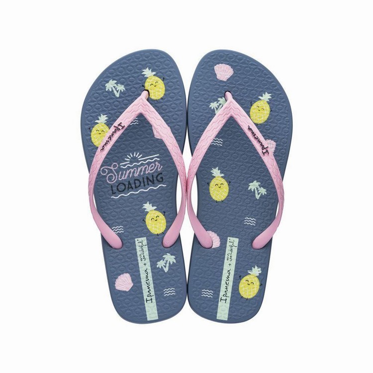 Tongs Ipanema Mr. Wonderful II Bleu Marine Rose Femme | YVE-8380533