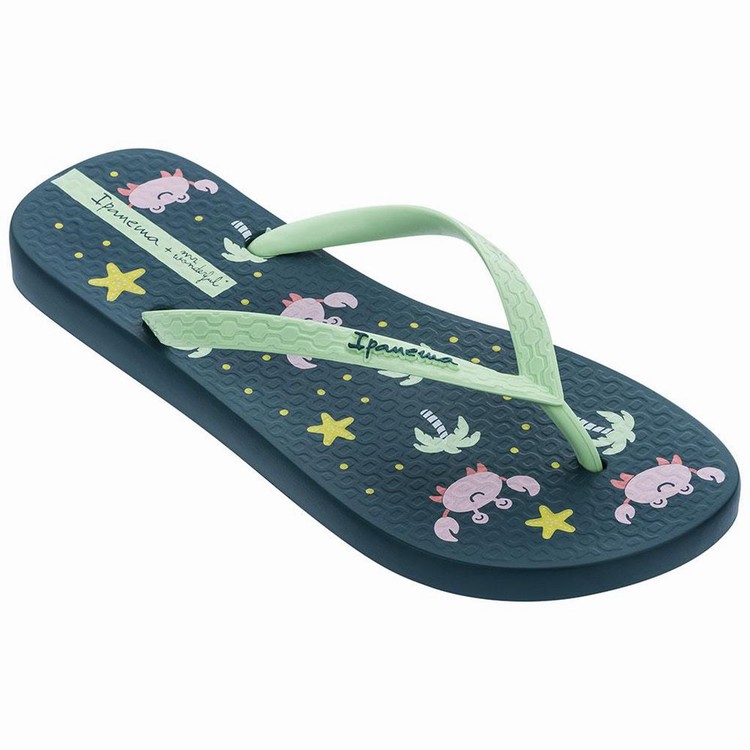 Tongs Ipanema Mr. Wonderful II Bleu Vert Femme | GUL-6206853