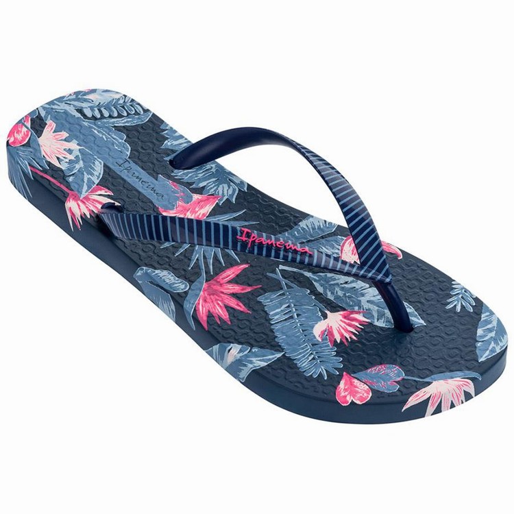 Tongs Ipanema Paradise Bleu Femme | CKL-6484255