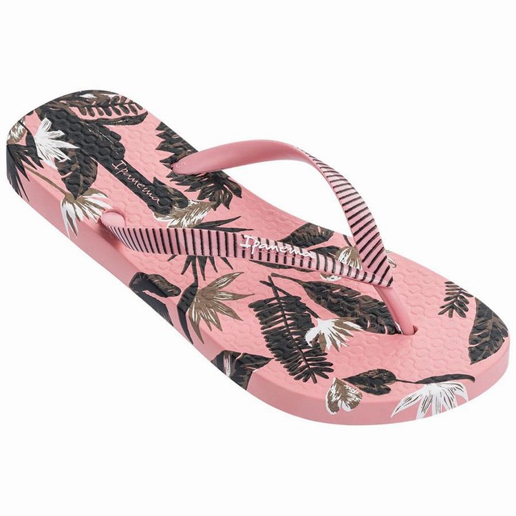 Tongs Ipanema Paradise Rose Noir Femme | GLX-7051462