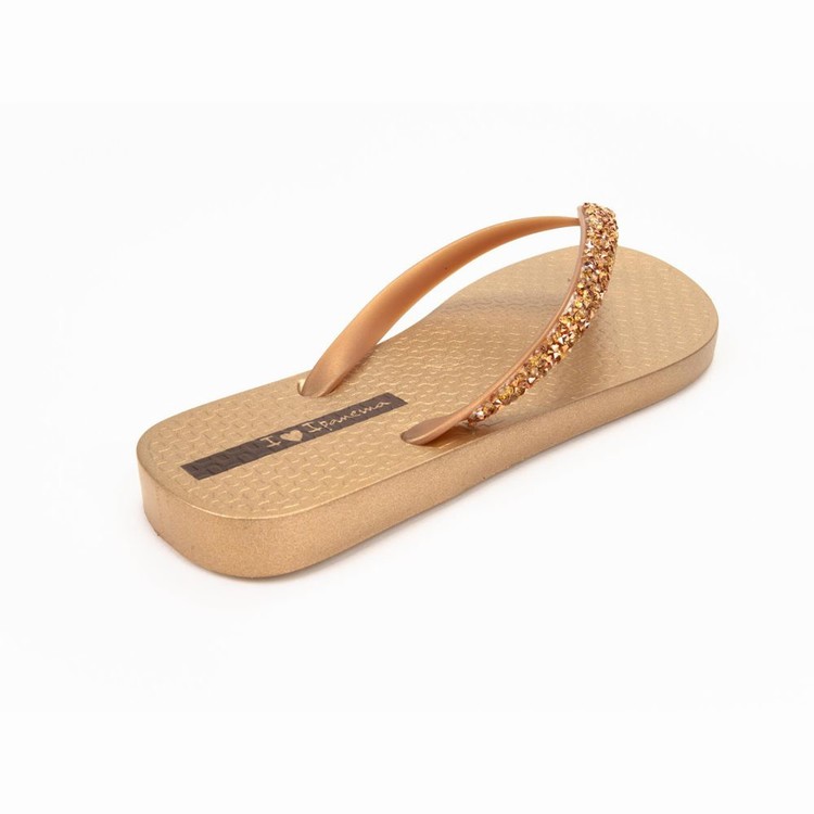 Tongs Ipanema Pebble Doré Femme | JJA-8565649