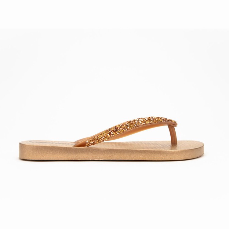 Tongs Ipanema Pebble Doré Femme | JJA-8565649