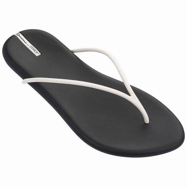 Tongs Ipanema Philippe Starck Thing M II Noir Blanche Femme | DYB-5416239