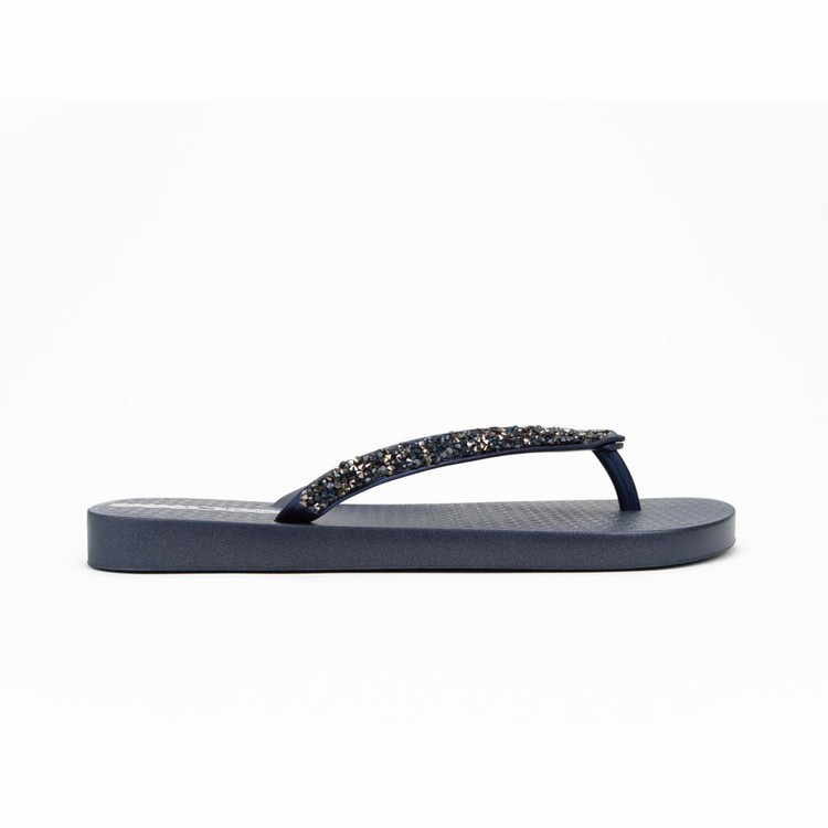 Tongs Ipanema Pebble Bleu Marine Femme | DZN-1779023