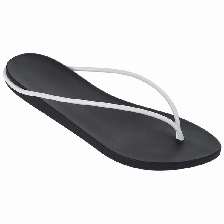 Tongs Ipanema Philippe Starck Thing M Noir Blanche Femme | VKJ-6788113