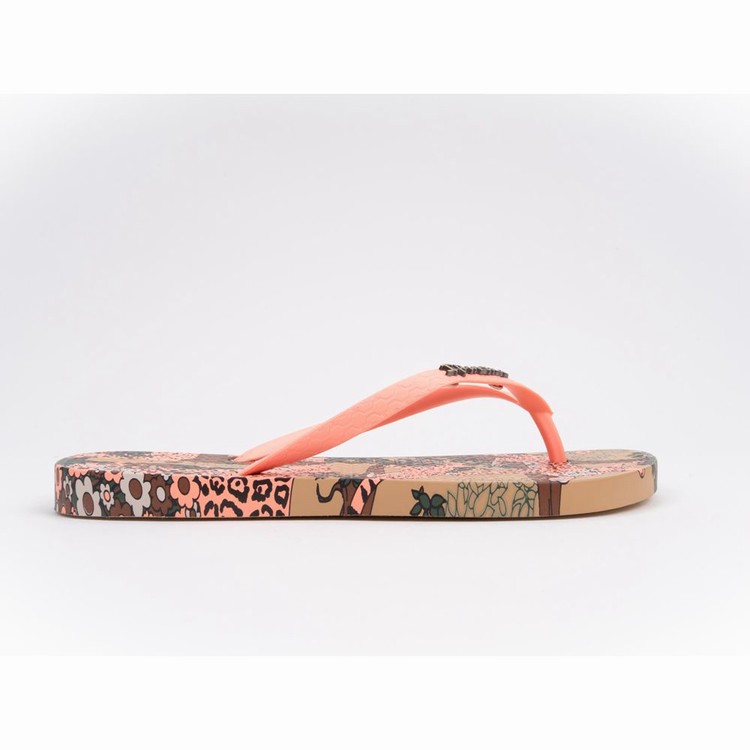 Tongs Ipanema Pop Beige Rose Femme | GDQ-9755071