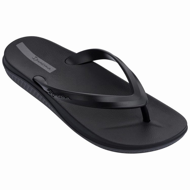 Tongs Ipanema Ana Lapa Noir Grise Homme | JNG-8873809