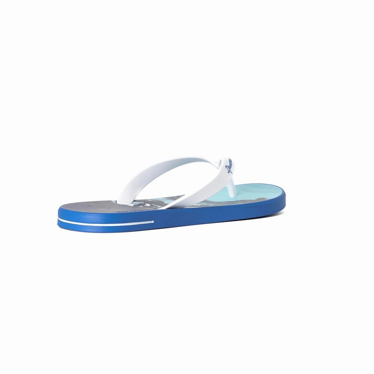 Tongs Ipanema 10 Palm Bleu Blanche Homme | RWK-4454325