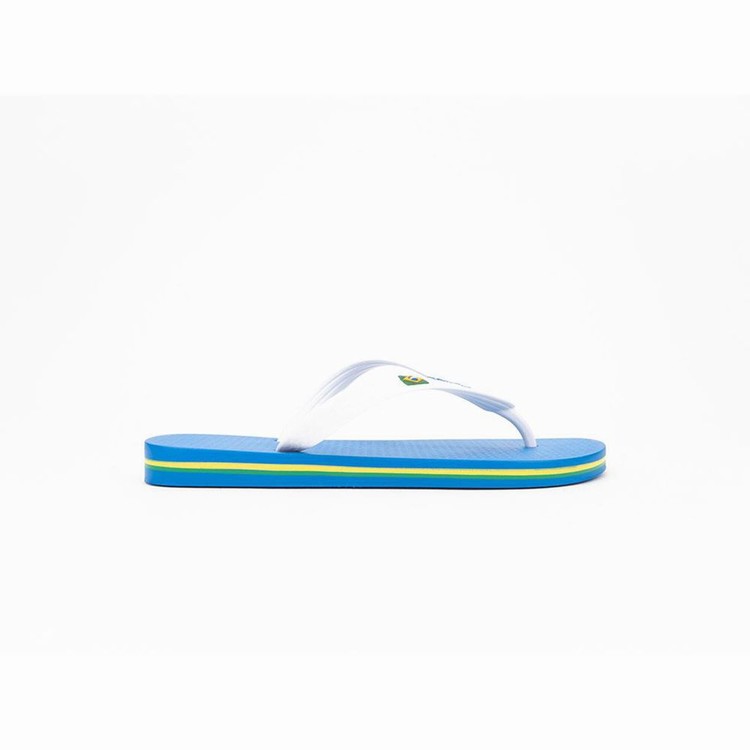 Tongs Ipanema Brasil Classic II Ad Bleu Blanche Homme | BRK-6215405