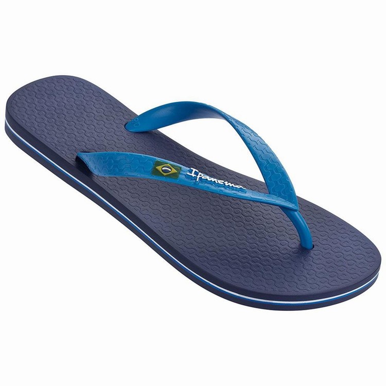 Tongs Ipanema Brasil Classic II Ad Bleu Marine Bleu Homme | HTC-5653085