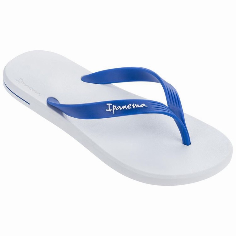 Tongs Ipanema Posto 10 Ad Blanche Bleu Homme | XHU-4539348