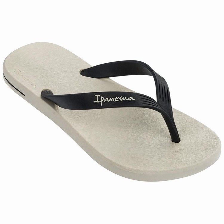 Tongs Ipanema Posto 10 Beige Noir Homme | CBR-9351415