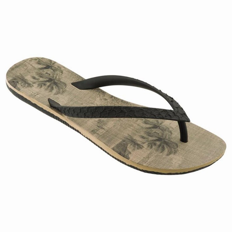 Tongs Ipanema RJ Noir Beige Homme | MEG-2154415