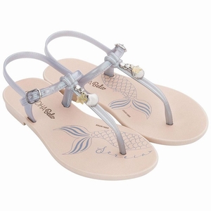 Sandales Ipanema Cacau Sereia Rose Grise Enfant | KKY-6676362