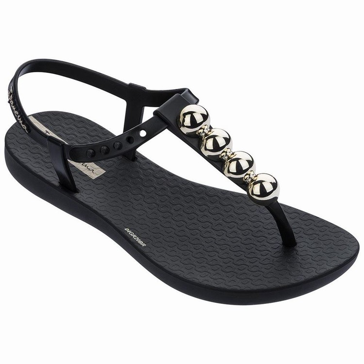 Sandales Ipanema Class Glam Noir Doré Enfant | KBU-2483897