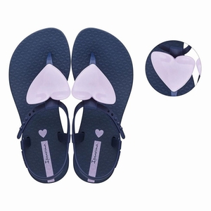 Sandales Ipanema Class Love Bleu Marine Rose Enfant | CAB-6667759