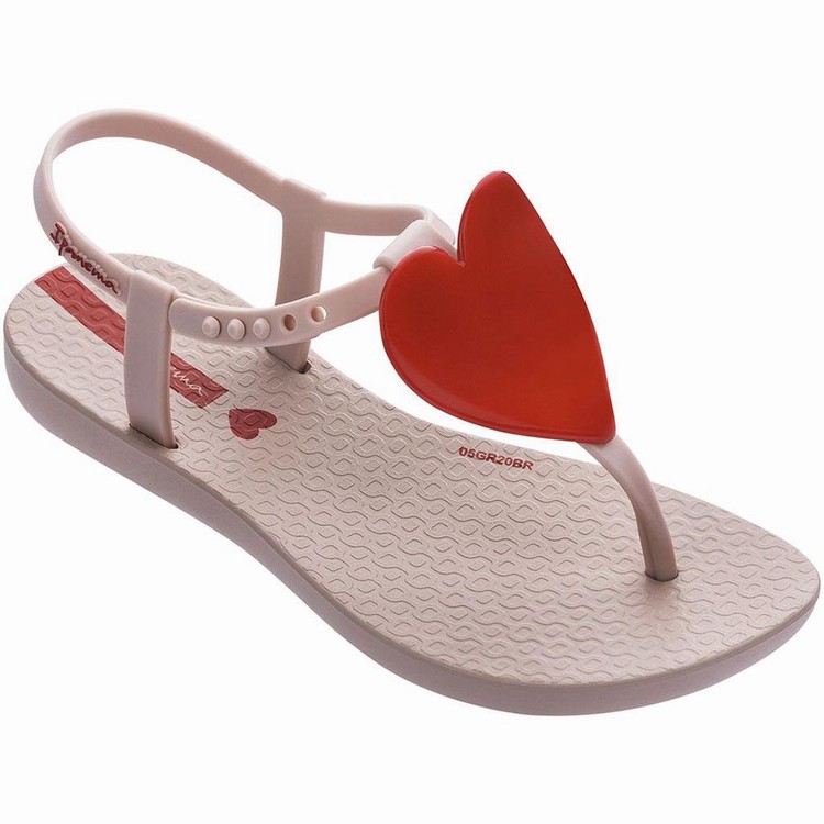 Sandales Ipanema Class Love Rose Rouge Enfant | KAL-9836285