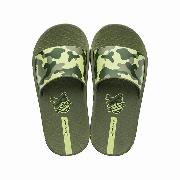 Sandales Ipanema Slippy Vert Enfant | BFE-7744310