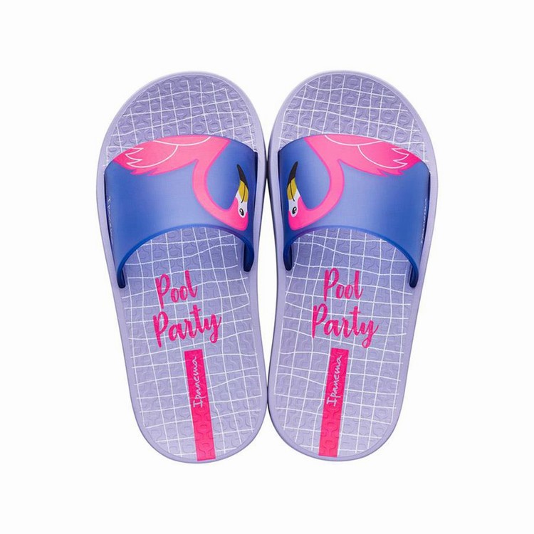 Sandales Ipanema Slippy Violette Bleu Enfant | GAN-8950204