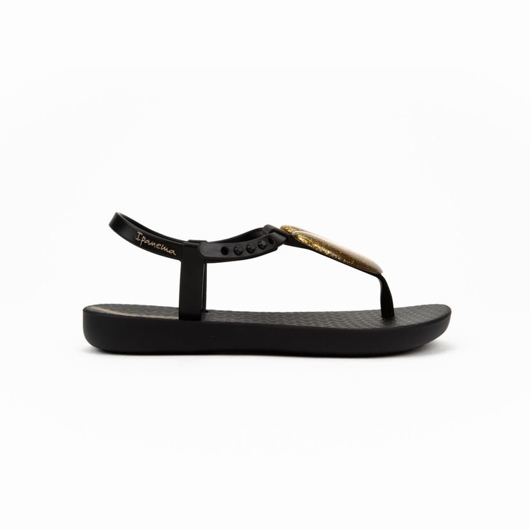 Sandales Ipanema Love Noir Doré Enfant | RFL-4081098