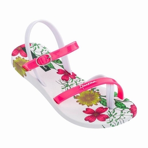 Sandales Ipanema Suzi Print II Blanche Rose Enfant | NQG-1917327