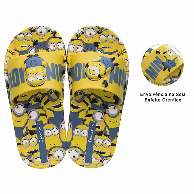 Claquette Ipanema Minions Jaune Bleu Enfant | LHJ-2686915