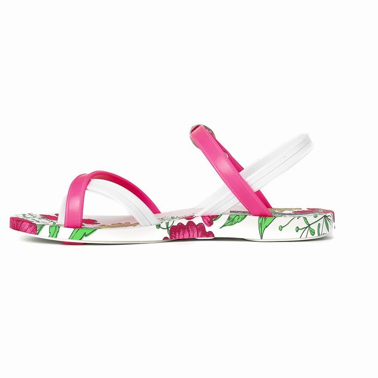 Sandales Ipanema Suzi Print II Blanche Rose Enfant | NQG-1917327