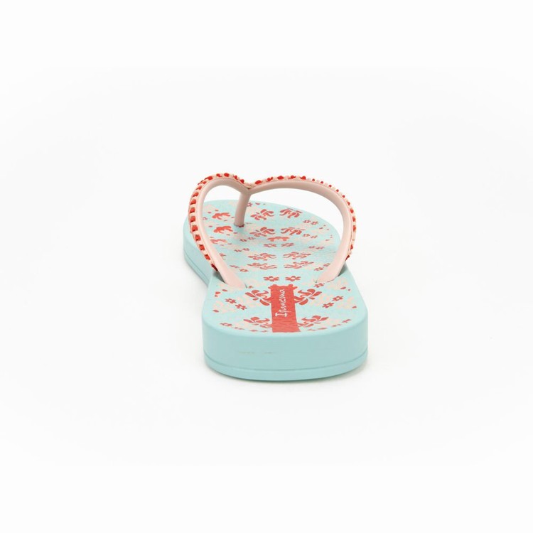 Tongs Ipanema Ana Lovely II Vert Rose Rouge Enfant | BZT-9642490