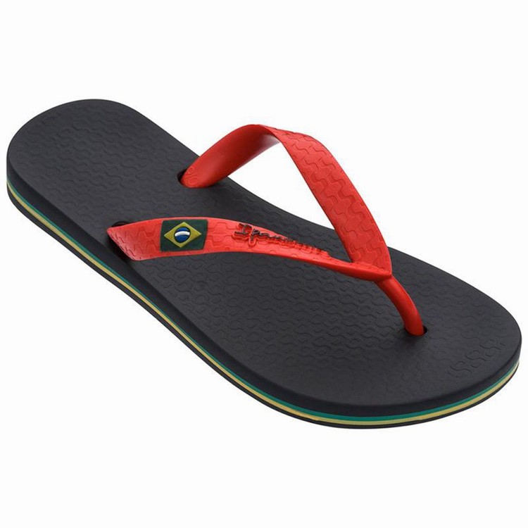 Tongs Ipanema Brazil Noir Rouge Enfant | LVM-3888565