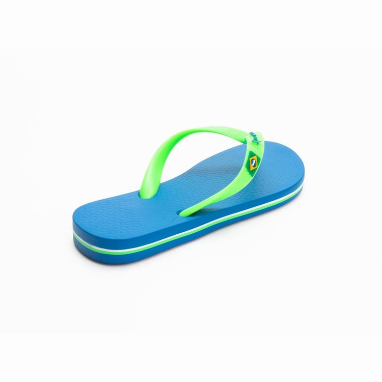 Tongs Ipanema Brazil Bleu Vert Enfant | YGE-4526059