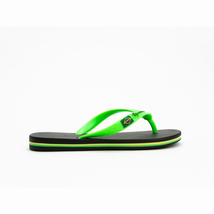 Tongs Ipanema Brazil Noir Vert Enfant | GRX-2602210