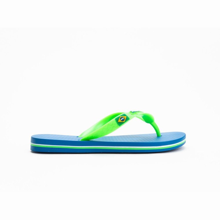 Tongs Ipanema Brazil Bleu Vert Enfant | YGE-4526059