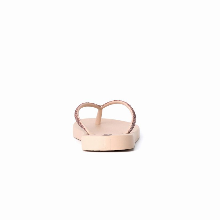 Tongs Ipanema Glitter IV Beige Enfant | WCD-4886697