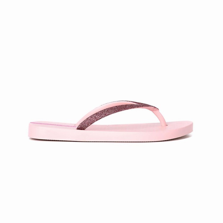 Tongs Ipanema Glitter IV Rose Enfant | LGB-6234214