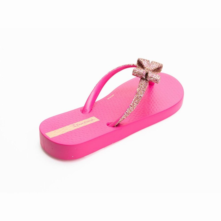 Tongs Ipanema Glitter IV Rose Doré Enfant | PWW-5721123