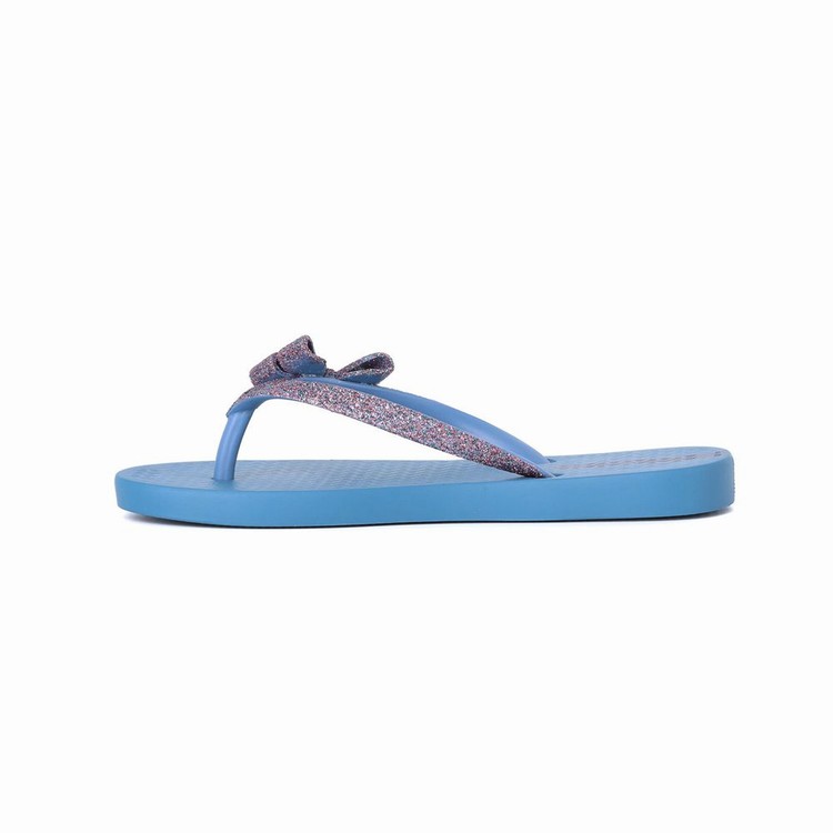 Tongs Ipanema Glitter IV Bleu Violette Enfant | UCP-0594509