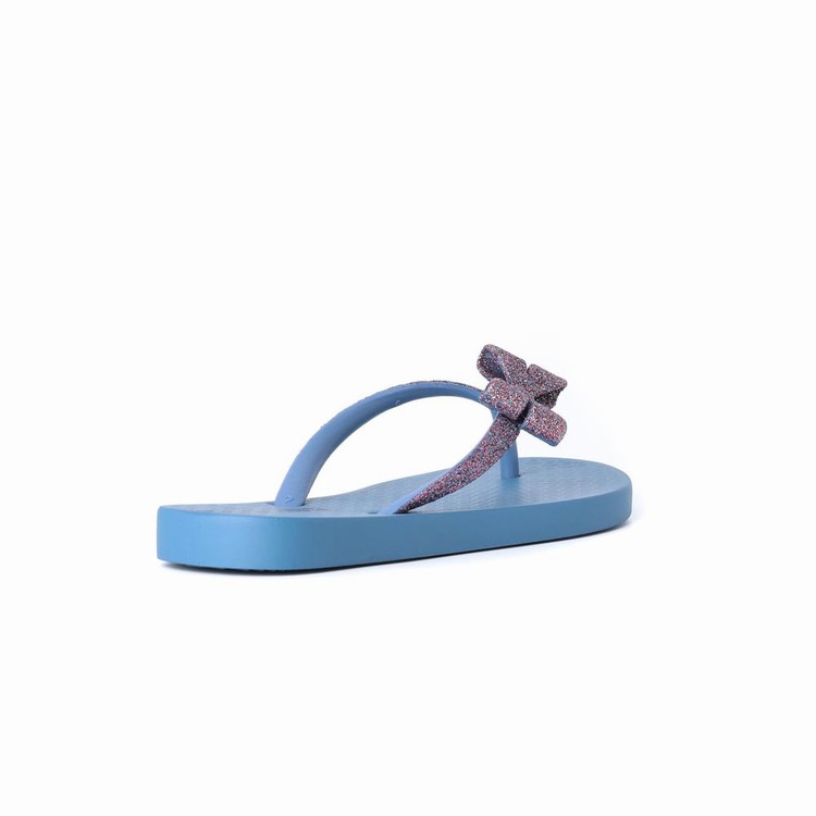 Tongs Ipanema Glitter IV Bleu Violette Enfant | UCP-0594509