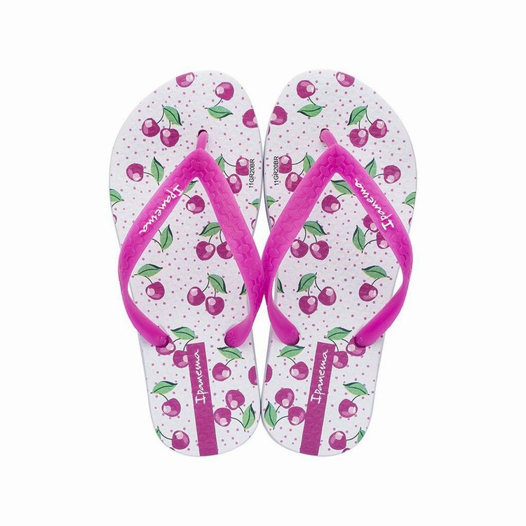 Tongs Ipanema Temas IX Blanche Rose Enfant | IXK-5664771