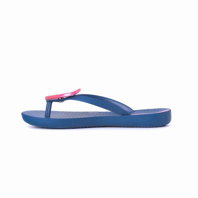 Tongs Ipanema Wave Heart Bleu Rose Enfant | YPF-9338465