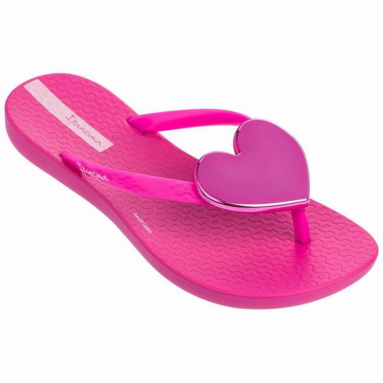 Tongs Ipanema Wave Heart Rose Enfant | IXV-1369041