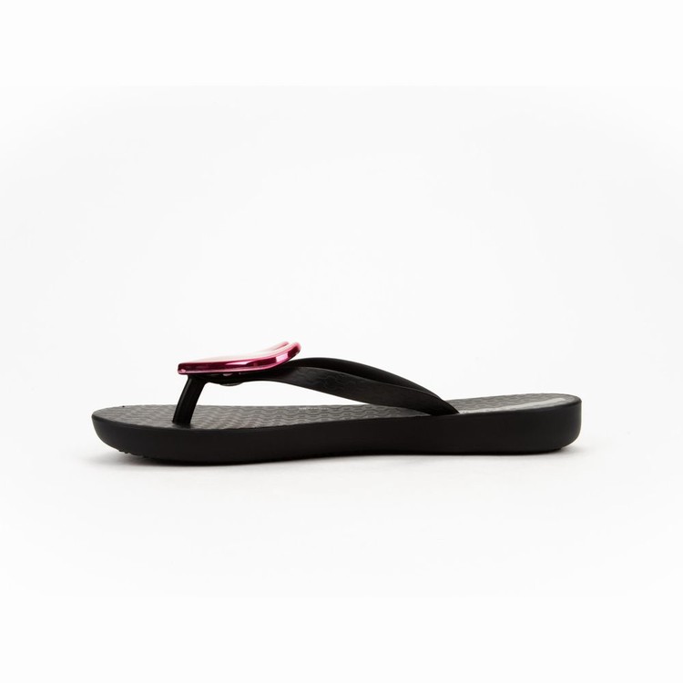 Tongs Ipanema Wave Heart Noir Rouge Enfant | OQR-2309284