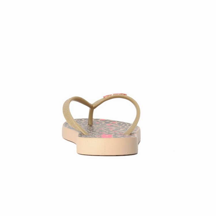 Tongs Ipanema Tropics Beige Doré Noir Enfant | QPY-3337502