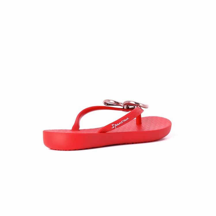 Tongs Ipanema Wave Heart Rouge Rose Enfant | WQY-4873229