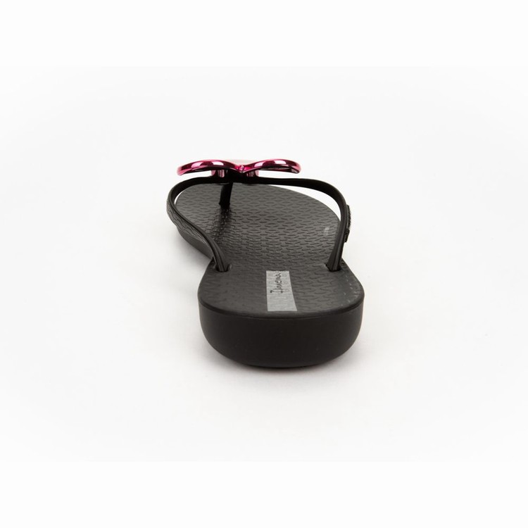 Tongs Ipanema Wave Heart Noir Rouge Enfant | OQR-2309284