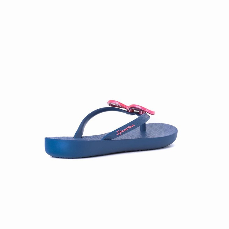 Tongs Ipanema Wave Heart Bleu Rose Enfant | YPF-9338465