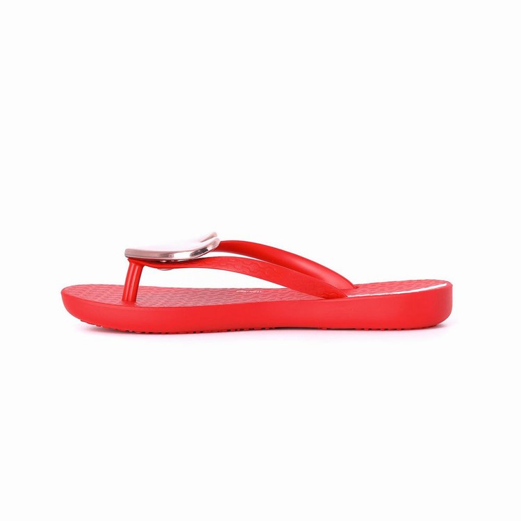 Tongs Ipanema Wave Heart Rouge Rose Enfant | WQY-4873229